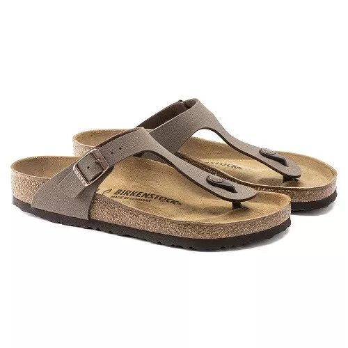 Birkenstock Gizeh unisex 43751 BF Nubuk mocca Zehentrenner Sandale normal