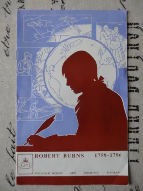 Robert Burns Commemorative Stamp Issue 1966 - GPO publication