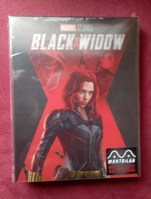 BLACK WIDOW Manta Lab CP Lenticular Full Slip Blu-Ray 4K UHD Steelbook 768/1000