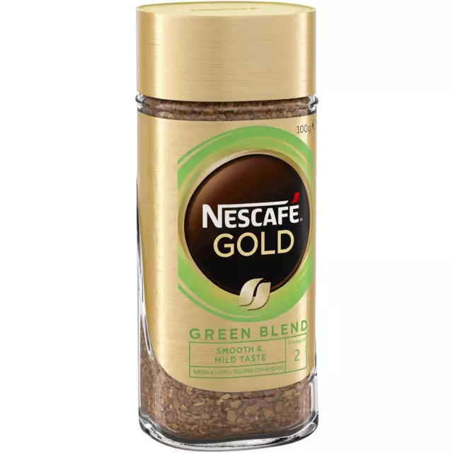 Nescafe Gold Green Blend Smooth Instant Coffee Jar 100g