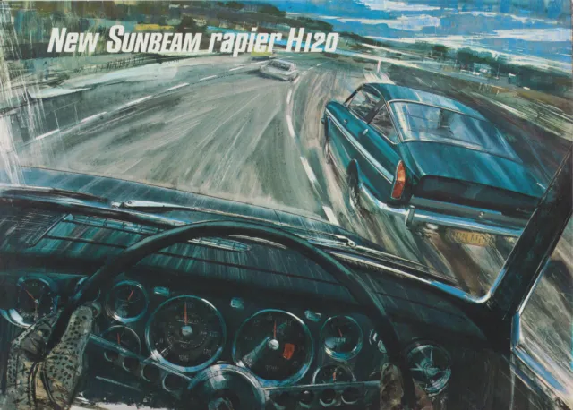 Sunbeam Rapier H 120 Original UK Sales Brochure 1968  5541 H