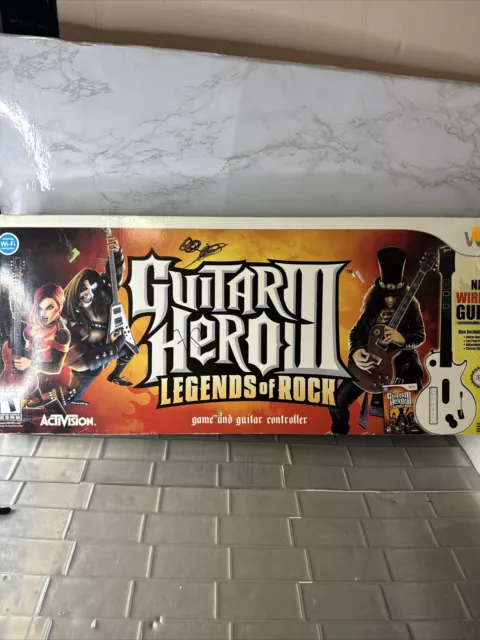 Guitar Hero III: Legends of Rock Bundle (Wii, 2007)