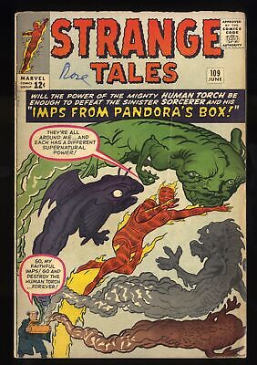 Strange Tales #109 VG 4.0 1st Appearance Circe (Sersi) Human Torch! Marvel 1963