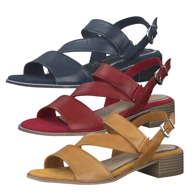 Marco Tozzi Sandales pour Femmes Talon en Bloc Escarpin-Sandale 2-28214-26