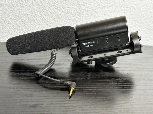 Takstar SGC-598 Shotgun Video Microphone Camera Interview Recording Mic DSLR