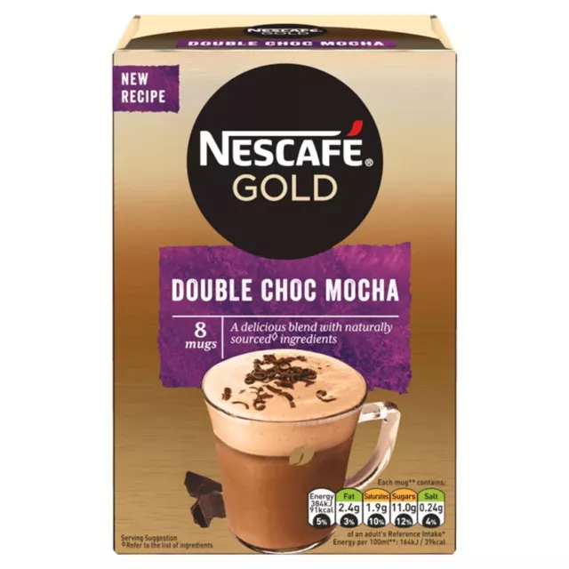 Nescafe Gold Double Choc Mocha Powder 184g Free Shipping World Wide