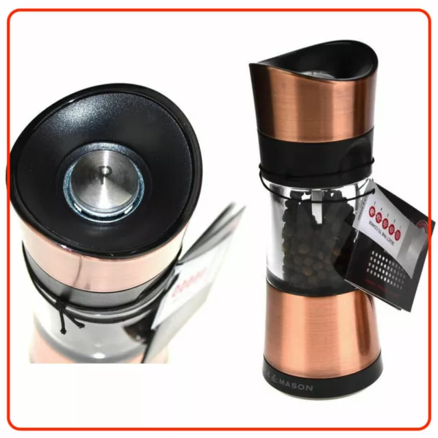 ❤ Cole & Mason Pepper mill set grinder Copper gift Inverta Horsham ❤