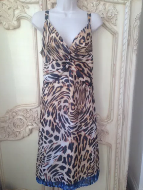 PER UNA BNWT Tiger leopard animal print dress size 10 UK Marks ...