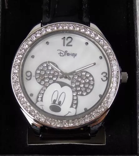 Montre De Caractère Femme Disney Mickey Minnie Mouse Fille Neuve Mère Perle