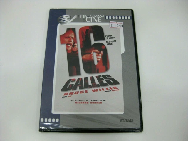 16 STREETS DVD Bruce Willis Mos Def David Morse Jenna Stern Sealed New ...