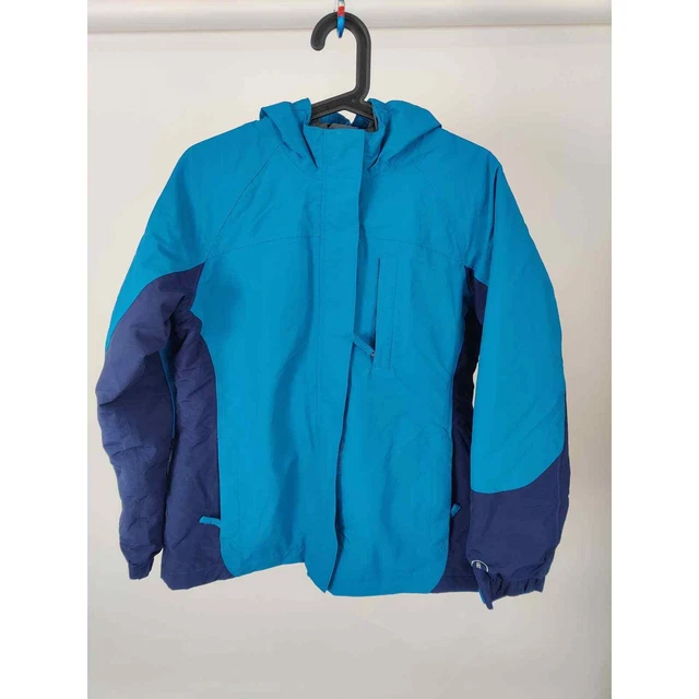 (V) Lands' End Squall Youth jacket winter waterproof hoodie warm sz L (14)