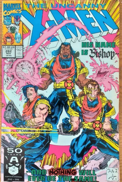Marvel Comics "The Uncanny X-Men" vol 1 #282 Nov 1991 1st app Bishop first print