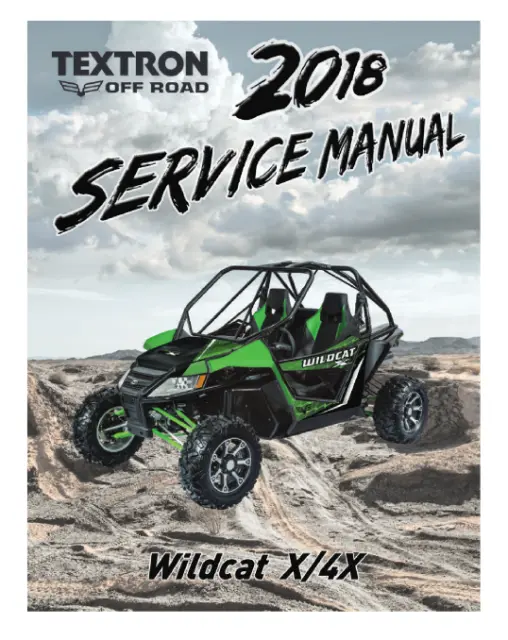 Arctic Cat Wildcat X / 4X Service Manual | 2018 | MAILED CD