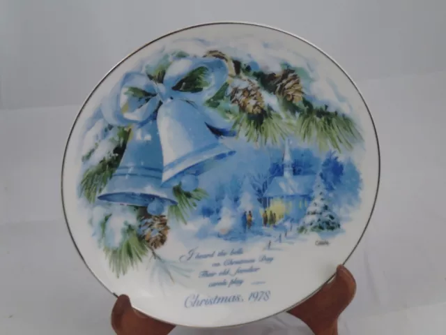 Weihnachten 1978 Gedenkausgabe Platte Von Chiara American Wasser Farbe Verein