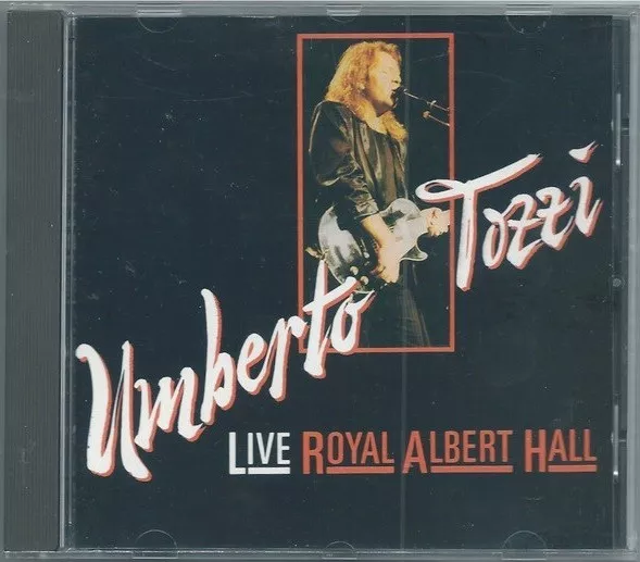 CD UMBERTO TOZZI Live Royal Albert Hall 1988 CGD EDIZIONE RARA no mc lp vhs dvd