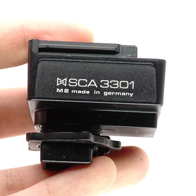 Metz Blitzadapter SCA 3301 M2 M4 Minolta Dynax Maxxum und Sony Alpha