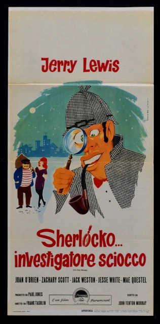 Affiche C’Est Seulement L'Enquêteur Idiot Jerry Lewis L152