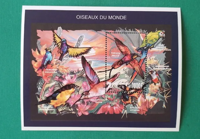 MALI 1000f Oiseaux MNH Neuf Bloc Feuillet BF Yv 40 1996