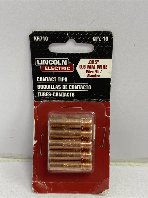 LINCOLN ELECTRIC CONTACT Tips 10Pk KH710 15 00 PicClick LINCOLN ELECTRIC CONTACT Tips 10Pk KH710 15 00 PicClick