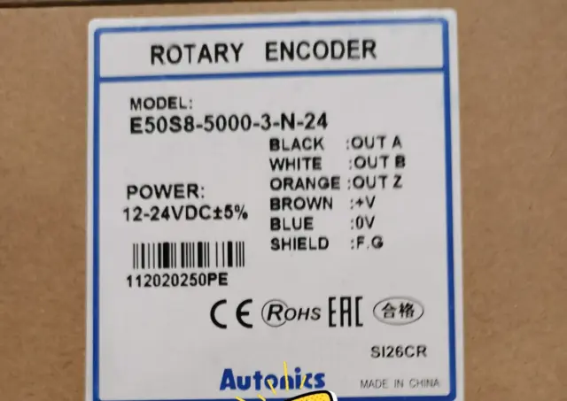 1pcs AUTONICS Encoder E50S8-5000-3-N-24
