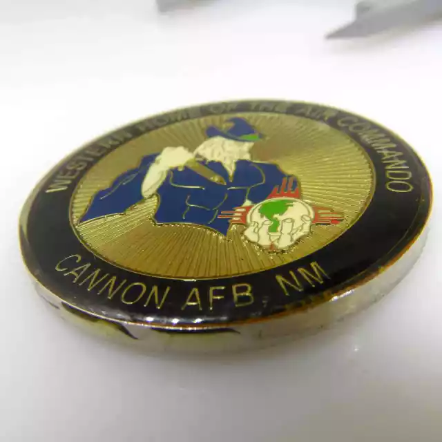 27Th Special Operations Support Squadron Commando Wizards Challenge Coin 3