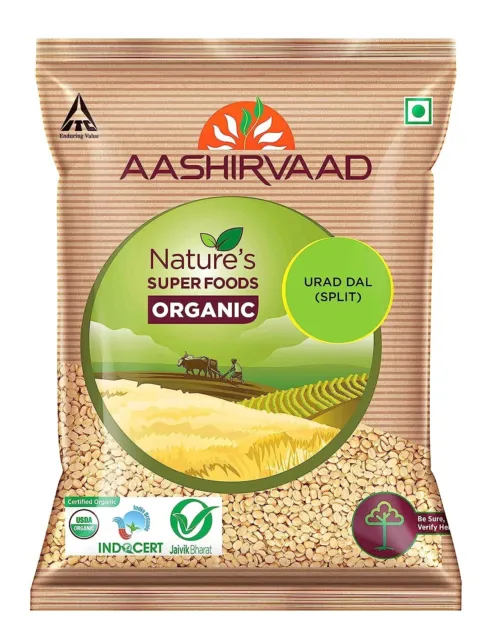 Aashirvaad Organic Urad Dal Split, 1 Kg With Free Shipping