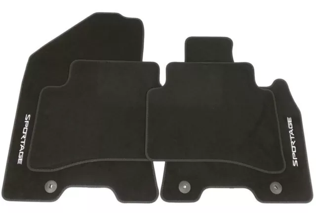 Genuine Kia Sportage 2019 - 2021 Tailored Velour Floor Mats - F1143ADE60