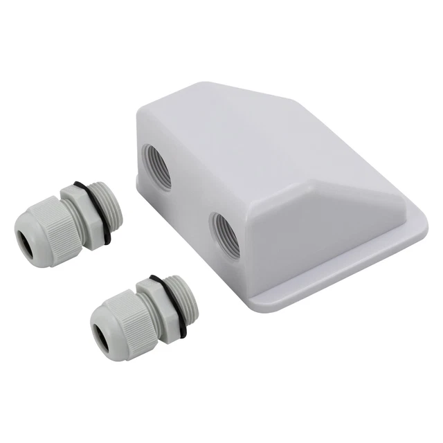 DOUBLE WIRE CABLE Entry Gland Box Boat RV Caravan Roof Solar Panel ...