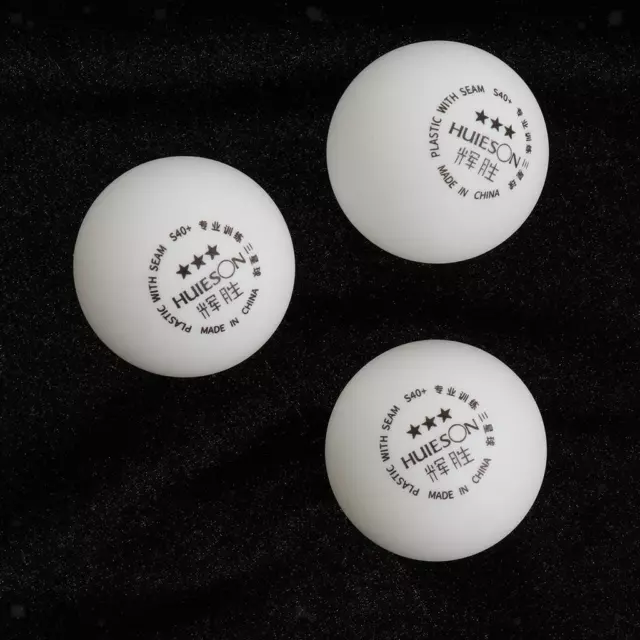 3 Pieces 3-Star PREMIUM 40+mm Table Tennis Balls Plastic Balls Official Ball
