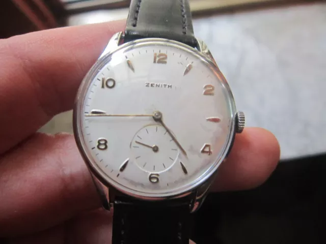 Zenith Vintage A Carica Manuale Oversize 38 Mm Cal 126 Swiss Made