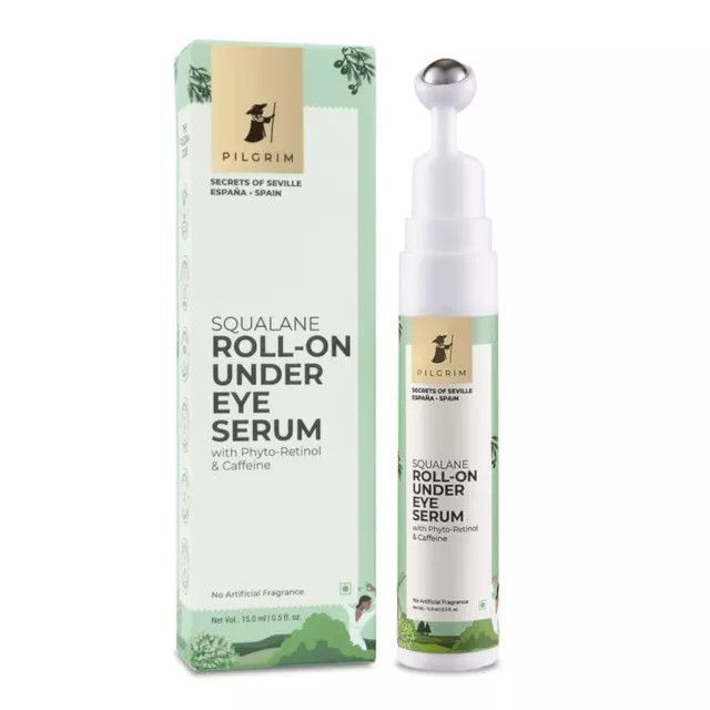 Pilgrim Squalane (Plante) Roll On Crème Contour des Yeux 15 ml