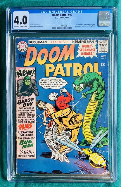 Doom Patrol 99 cgc 4.0   1965