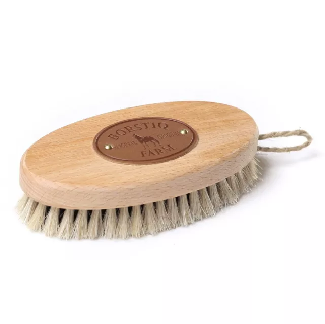 Borstiq Original Pure Goat Hair Bodybrush/Grooming Brush - Small