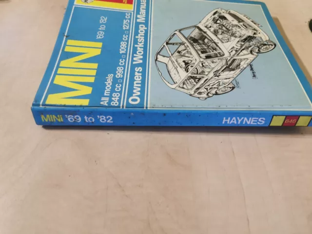 Mini 69 to 82 Haynes Owners Workshop Manual all models