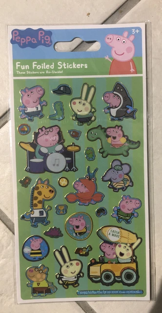 Peppa Pig 500 Stickers Mega Pack – 7 Sheets, George & Friends – Activity Play Set
