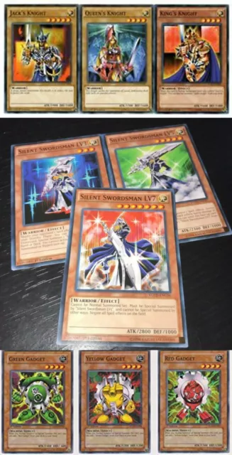 3 Sets: jack's, Queen's, Kings Knight +Green, Red, Yellow Gadget +Silent LV3,5,7