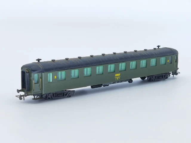 Ancienne Voiture-restaurant France Trains échelle HO – Modèle CIWL N°4217, Superbe Pièce De Collection