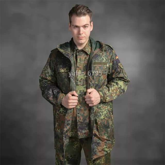 GERMAN ARMY FIELD Jacket Parka Military Issue Hooded Parka Combat ...