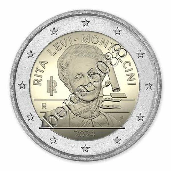 2 EURO ITALIE 2024 / Rita Levi Montalcini / Prevente * Neuve De Rouleau