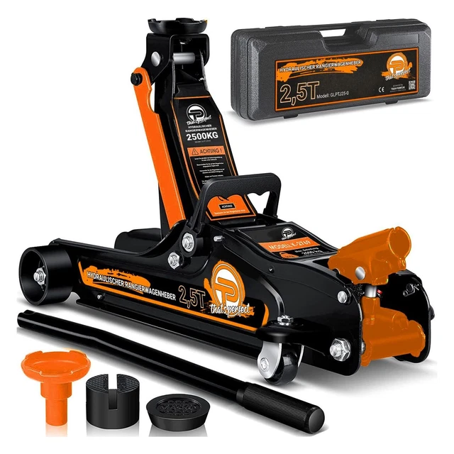 Cric Idraulico A Carrello Professionale 2 Tonnellate: Compatibile Con Land Rover Range Rover Sport E Altre Auto