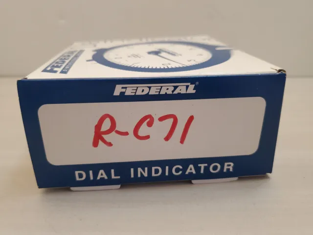 MAHR FEDERAL Dial Indicator Full Jeweled C71  .0005