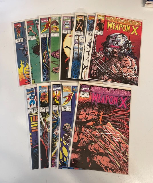 Weapon-X Full Series #72 - #84 1991 Direct Edition Mint Condition!!