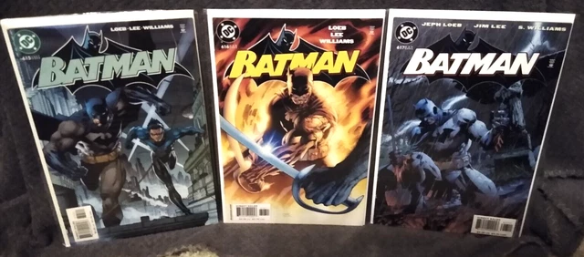 BATMAN #615,616,617 NM lot/run 2003 DC Comics - Jim Lee - HUSH story