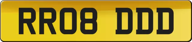 Rob Ds Rob Robbie Robs Bobs Bobby Private Registration Number RR08 DDD