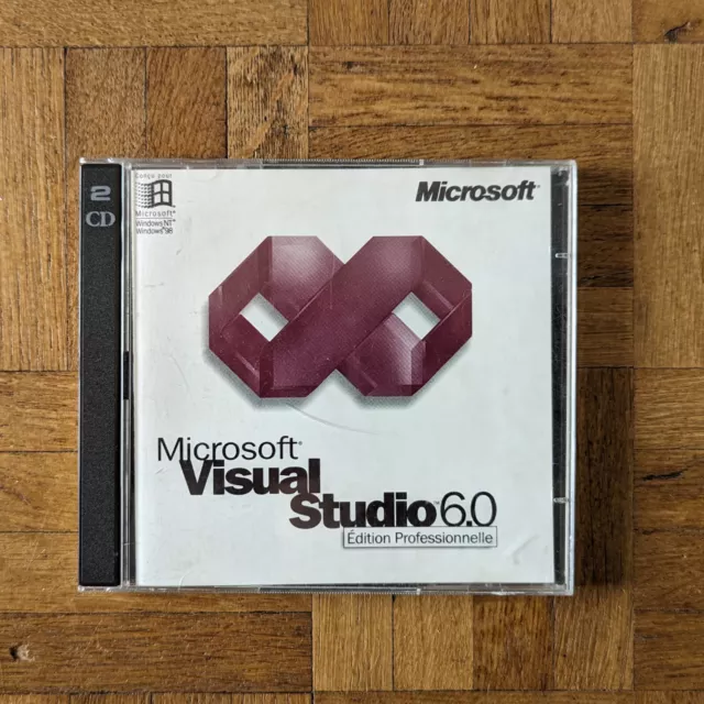 Microsoft Visual Studio 6.0 Édition Professionnelle 2 CDs (EXCELLENT, CD KEY)