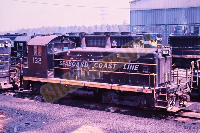 Vtg 1971 Train Slide 132 SCL Seaboard Coast Line Railroad X3M075