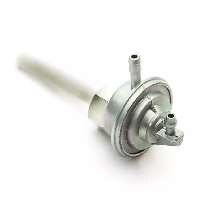 Vacuum Fuel Pump Cock Petcock Silver Fits BTM 125cc T2 Chinese Scooter