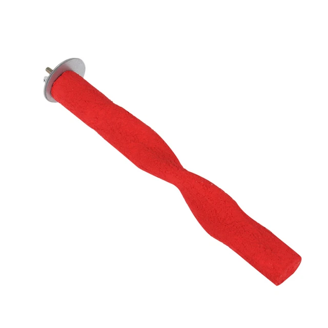 2 X20cm Vögel Stehen Mahlen Vogelstange Spielzeug Sandstein Peeling-Stick