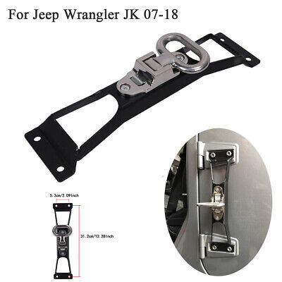 1X Car Exterior Door Hinge Metal Side Foot Pedal Step For Jeep Wrangler JK 07-18