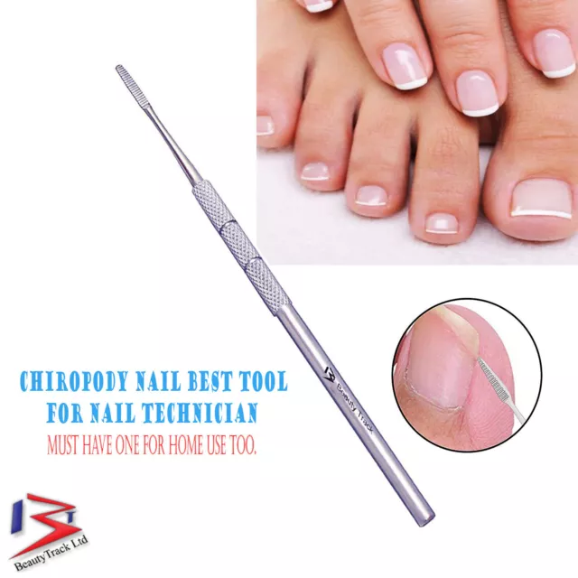 Satin Edge Ingrown Toe Nail File & Cleaner Podiatry Chiropody Instruments New UK